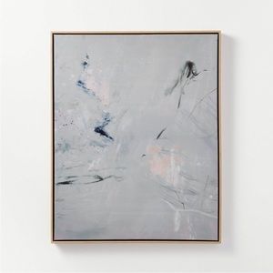 24" x 30" Natural Abstract Markings Framed Wall Art - designed with Studio McGee